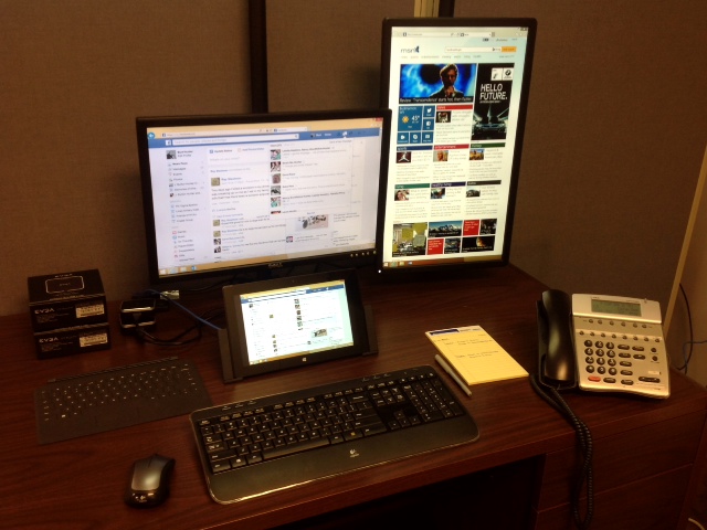 The Final Set-up for our Microsoft Surface Pro